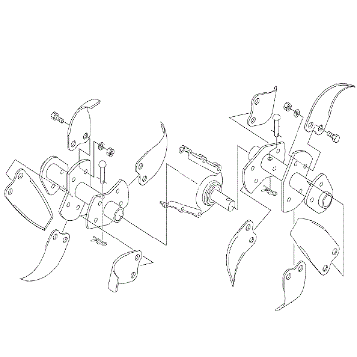 楽天市場】【即日発送】クボタ 管理機 耕運爪 正逆爪 10本 正逆