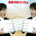 250人分！10kgの納豆♪とにかく沢山食べたい！そのご要望にお答え致します！業務用としても♪【RCP】業務用納豆20個