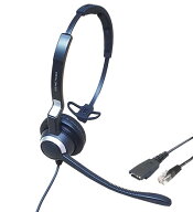 GENETIVE HK041N/G 片耳 RJ9 4極4芯 モジュラー 業務用 電話 ヘッドセット 固定電話 ヘッドセット 業務用…