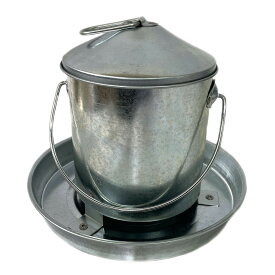 【えさ入れ】メタル不断給餌器　容量2Kg 【にわとり・ちゃぼ・うこっけい】