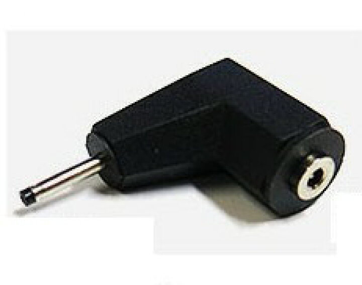 DC L型変換アダプタ 2307-L カモン メスーオス 内径0.7φ 外径2.35φ 憧れ 外径2.35φ DC L型変換アダプタ 2307-L カモン メスーオス 内径0.7φ 外径2.35φ 憧れ 外径2.35φ