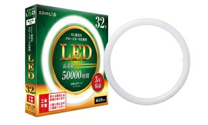 �G�R���J�ی`�@LED�@�H���s�v �@�O���[�X�^�[�^���iFCL�u������p�j 32�` �i�����F�����j ECL-FCL32YN
