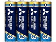 【法人様限定　まとめ買い】三菱　アルカリ乾電池・単3　40本セット(4本入パック×10)　LR6EXR/4S 10P　