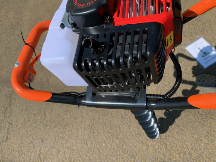 楽天市場】エンジンオーガー エンジン穴掘り機 本体単体 52CC 新品 