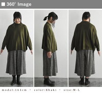 ニットM〜LL12G天竺ハイネックスクエアフォルムニットプルオーバー/シンプル体型カバーふんわりゆったりセータープルオーバートップス大きいサイズ大人ナチュラルMs,Ls,LL,/秋冬レディース1920AW1129,x11,