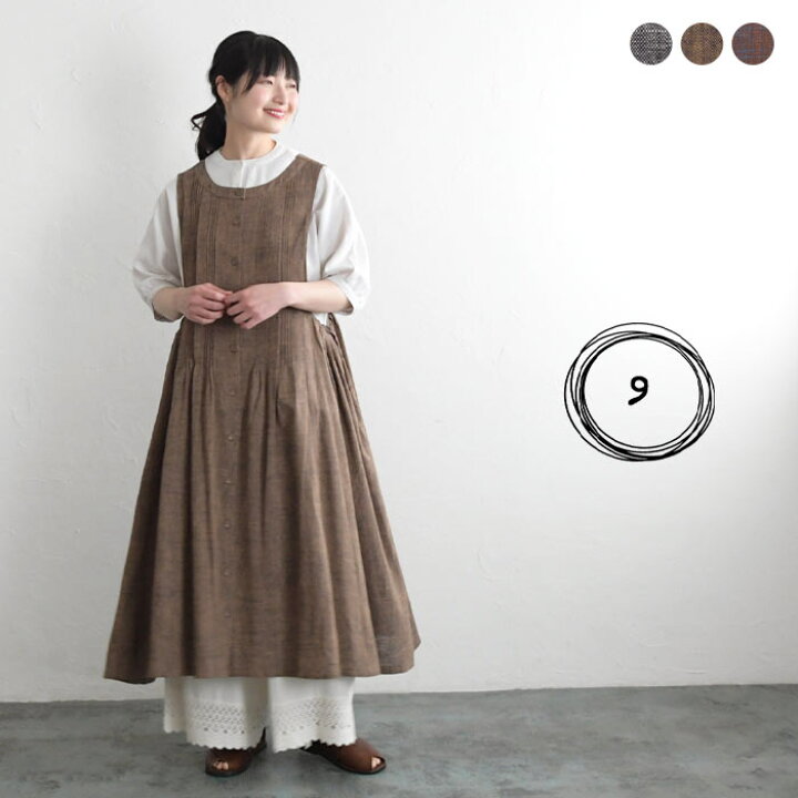 楽天市場】ノースリーブ ワンピース シャンブレー 上品 2WAY co;ill  