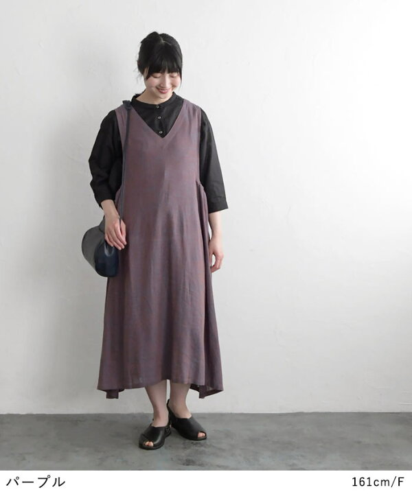 楽天市場】ノースリーブ ワンピース シャンブレー 上品 2WAY co;ill 