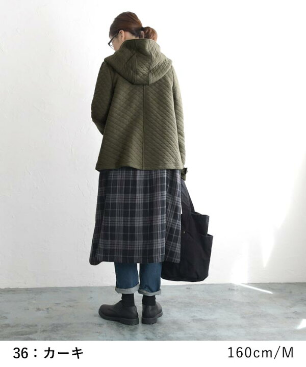 楽天市場】M〜3L キルティングコート キルト アウター 秋 レディース  