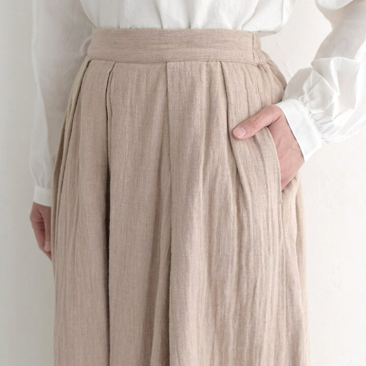 楽天市場】ツイルガーゼ ギャザースカート 起毛 M〜3L 綿100  