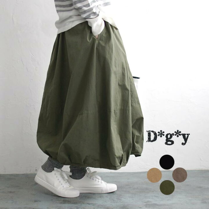 楽天市場】M〜3L D*g*y バルーンスカート ワイド ロング 大きいサイズ  