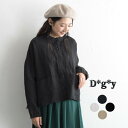 シャツ ブラウス 長袖 レディース スタンドカラー D*g*y dgy リネンオックス 麻100％／カジュアル ナチュラル ノーカラー ゆったり トップス 体型カバー エコロコ sel, Ms,Ls,LL,3L,／ 春 夏 大きいサイズ 25SS0314R,