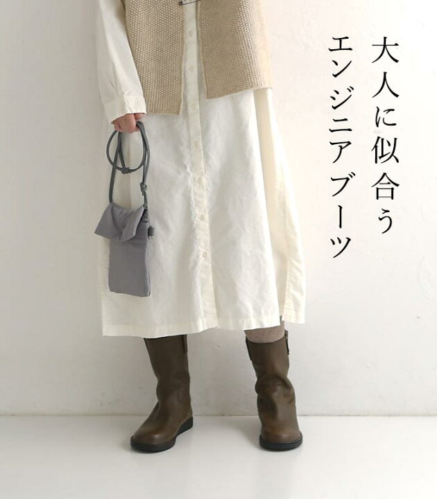 楽天市場】4E 本革 エンジニアブーツ ウォーキングブーツ レディース  