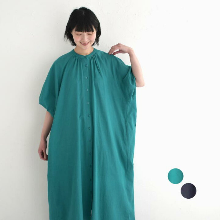 楽天市場】ワンピース 半袖 レディース ゆったり ワイド ドルマン袖 綿  
