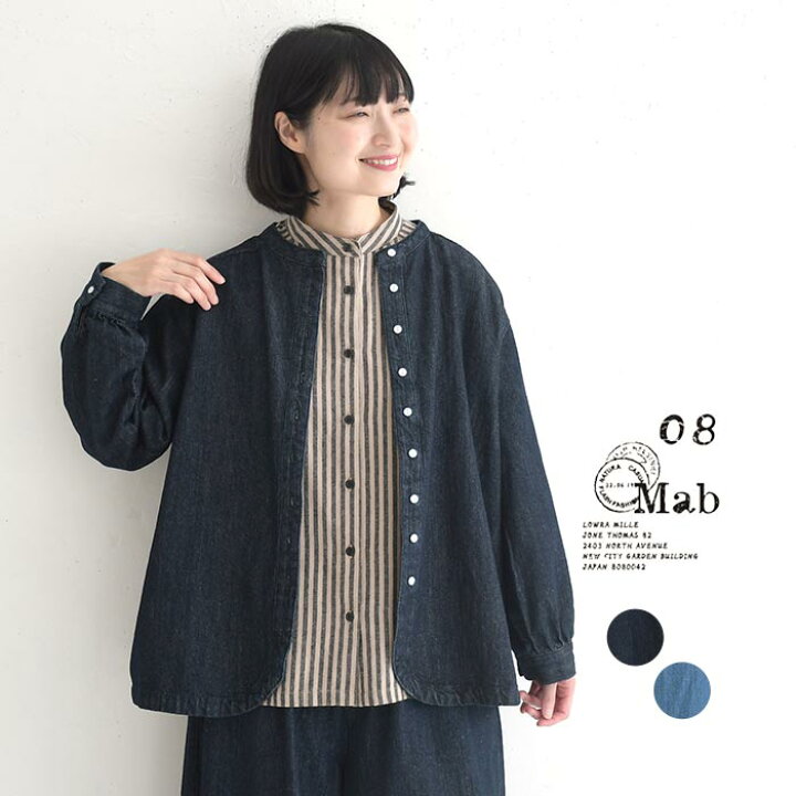 楽天市場】シャツ ブラウス 長袖 リネンコットン デニム レディース 