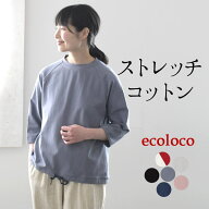 【週末限定CPあり】【メール便可】 カットソー レディース Tシャツ ラグラン ストレッチ コットン 綿／ …