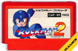 ファミコン ロックマン2 裏面シールに小さい破れ・汚れあり（ソフトのみ） FC 【中古】