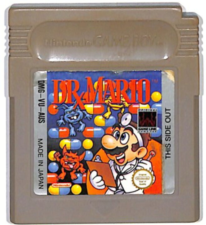 楽天市場】GB Dr.MARIO ドクターマリオ 海外版（ソフトのみ）やや色 