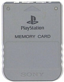 PS 純正 メモリーカード （グレー） 初期化済 少々色ヤケあり【中古】プレイステーション プレステ