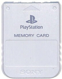 PS 純正メモリーカード （ライトグレー） 初期化済 少々色ヤケあり【中古】プレステ プレイステーション