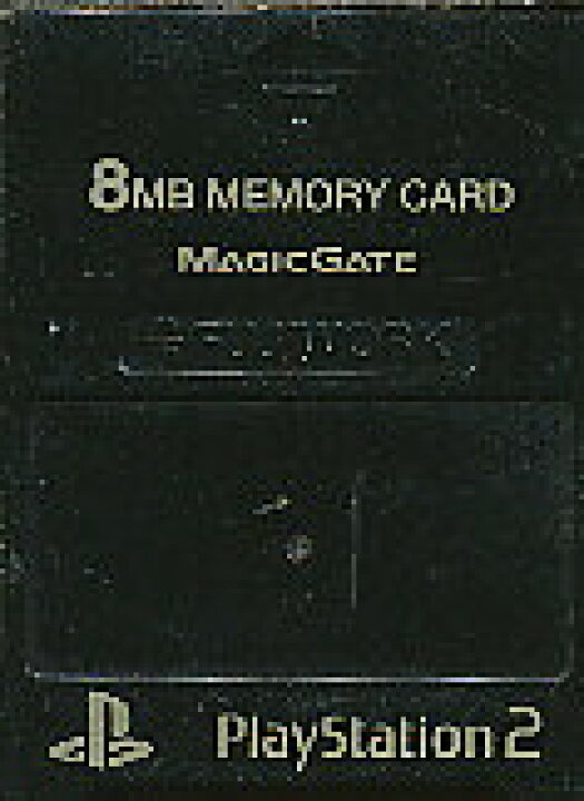 楽天市場】PS2 メモリーカード【８MB】 MAJICGATE製 （ブラック）プレステ2【中古】 : ゲームス レトロゲーム館
