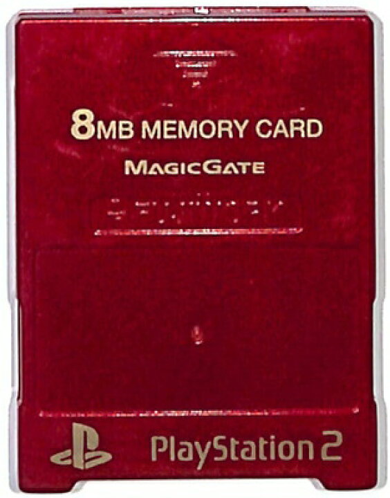 楽天市場】PS2 メモリーカード【８MB】 MAJICGATE製 （レッド）プレステ2【中古】 : ゲームス レトロゲーム館