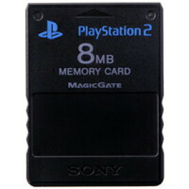 PS2 SONY純正 メモリーカード【8MB】 （ブラック） 初期化済【中古】プレイステーション2 プレステ2