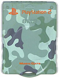 PS2 メモリーカード （アーミーペイント） 初期化済【8MB】【中古】プレイステーション2 プレステ2