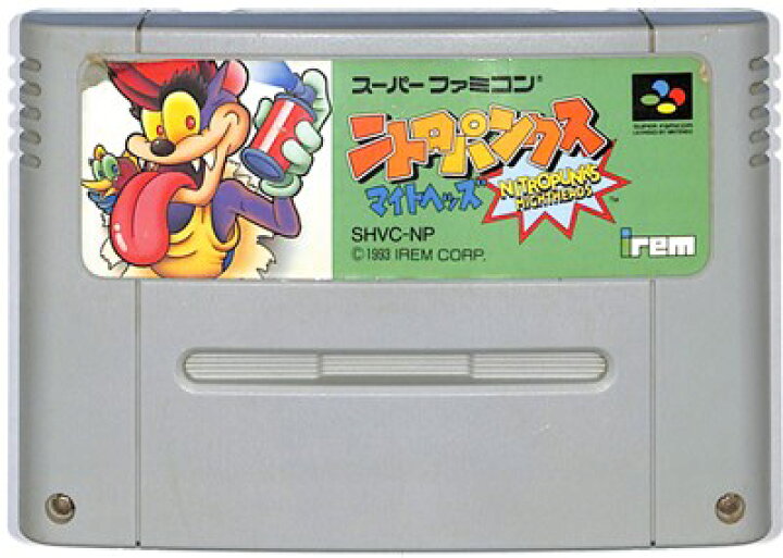 楽天市場】SFC ニトロパンクス マイトヘッズ （ソフトのみ）【中古 