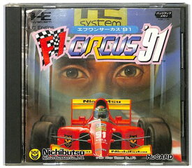 【PCE Huカード】 F1サーカス 91（箱・説有）【中古】PCエンジン