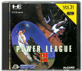 【PCE Huカード】 パワーリーグ3 III（箱・説あり）【中古】PCエンジン