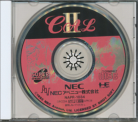【PCE CD-ROM2】 CAL2 II 説明書なし 【中古】 PCエンジン CDロムロム