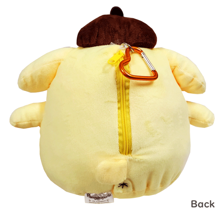 楽天市場】サンリオカラナビ付ビッグポーチ プリン ポムポム