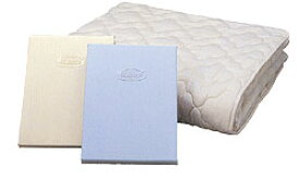 シモンズベッド プレミアムレストベッドパッド クイーン・ワイドダブル LG1501 ポリエステル綿 布団カバーセット ベッドパッド+シーツ ベッドメーキングセット 寝装品 simmons