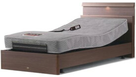 シモンズベッド シェルフスリム shilf slim 2モーター電動ベッド 介護ベッドとしても セミダブル ベッドセット マットレス付き ウェイクアップベッド 国産/日本製(一部海外製) 自立支援 木製 シンプル simmons