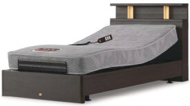 シモンズベッド shelf2 シェルフ2 セミダブル 脚付き 棚付き 2モーター電動ベッド 介護ベッドとしても ベッドセット マットレス付き ウェイクアップベッド 国産/日本製(一部海外製) 自立支援 木製 シンプル simmons