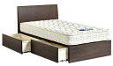 ドリームベッド センシスト921 クイーン1・ワイドダブル フラット ドロアー・引き出しタイプ dreambed 正規販売店 国産/日本製家具(広島製) ナチュラル ダーク ミディアムウォールナット ベッドセット マットレス付き