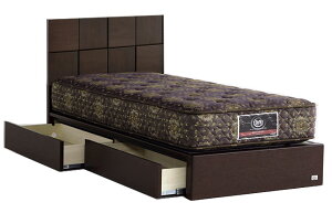 サータ オークランド581 ダブルベッド フラット ドリームベッド ドロアータイプ・引き出し付き クラシック dreambed serta 正規販売店 国産/日本製(広島製) ベッドフレームのみ