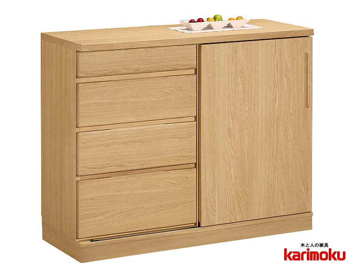 楽天市場】カリモク EU4156 EU4176 115サイズ キッチンカウンター 食器 