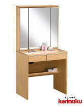 楽天市場】3面ドレッサー（ブランドカリモク家具）（ドレッサー・鏡台 