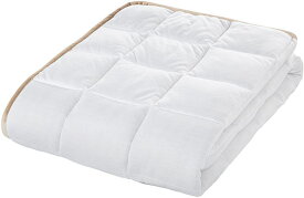フランスベッド ラグジュアリー キャメルベッドパッド シングル ふわふわ柔らかソフト わた布団カバー 寝装品 国産/日本製寝具 francebed正規販売店 ベッドパッドのみ