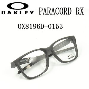 yI[N[FXzI[N[ Klt[PARACORD RX pR[hOX8196D-0153 53TCY AWAtBbgxtYt OAKLEY yOX8196D-0153z(Satin Black)