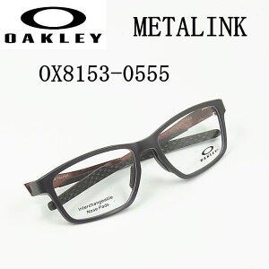�y�I�[�N���[���F�X�z�I�[�N���[ ���K�l�t���[�� METALINK�@���^�����N�@OX8153-0555�@ 55�T�C�Y �A�W�A���t�B�b�g�x�t�������Y�t OAKLEY �yOX8153-0555�z(satin grey smoke)