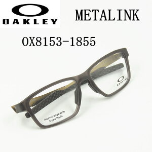 �y�I�[�N���[���F�X�z�I�[�N���[ ���K�l�t���[�� METALINK�@���^�����N�@OX8153-1855�@ 55�T�C�Y �A�W�A���t�B�b�g�x�t�������Y�t OAKLEY �yOX8153-1855�z(matte grey ink)