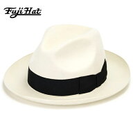 FUJI HAT 中折れハット メンズ ウール 羊毛 フェルトハット 紳士 中折れ帽 フェルト ハット レディース …