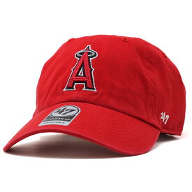 キャップ 47brand クリーンナップ フォーティーセブン　Angels Home '47 CLEAN UP Red メンズ レディース ロサンゼルス・エンゼルス MLB公式キャップ