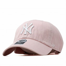 【告知◇クーポン利用で5%OFF】 47brand キャップ レディース クリーンナップ ニューヨーク・ヤンキース フォーティーセブン ベースボールキャップ ヤンキース Yankees '47 CLEAN UP Pink ピンク 帽子 メンズ フリーサイズ 10代 20代 30代 40代 誕生日 プレゼント