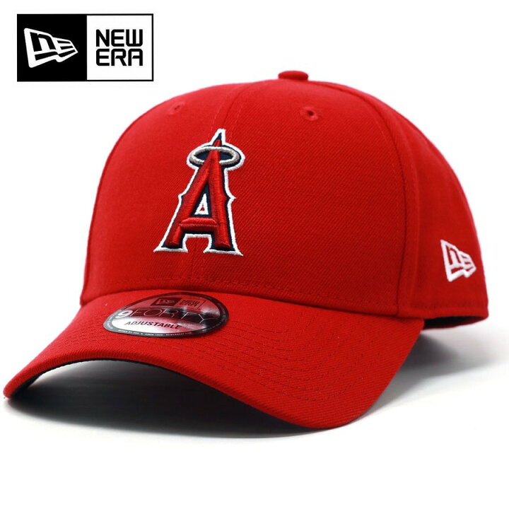 MLB ニューエラ キャップ メンズ ロサンゼルス・エンゼルス 帽子 レディース Los Angeles Angels NEWERA 9FORTY ニューエラ帽子 フリーサイズ ベースボールキャップ 54cm 55cm 56cm 57cm 58cm レッド 赤 ギフト プレゼント 誕生日 ラッピング 包装無料