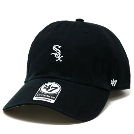 ＼今だけ！クーポン利用で10％OFF対象／ キャップ 47brand 47キャップ クリーンナップ フォーティーセブン Whitesox Baserunner '47 CLEAN UP ブラック MLB ベースボールキャップ シカゴ・ホワイトソックス 帽子 フリーサイズ サイズ調整可 誕生日 プレゼント 父の日 [