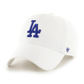 キャップ 47brand 47キャップ クリーンナップ フォーティーセブン ロサンゼルス・ドジャース Dodgers '47 CLEAN UP White/Blue ホワイト/ブルー ロゴキャップ フリーサイズ 誕生日 プレゼント 父の日 [ baseball cap ]
