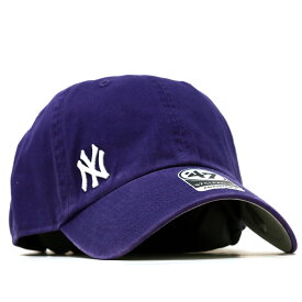 47brand クリーンナップ フォーティーセブン ブランド ニューヨーク・ヤンキース キャップ サイドロゴ Yankees Suspense '47 CLEAN UP Purple パープル 10代 20代 30代 40代 誕生日 プレゼント ラッピング無料 [ baseball cap ]